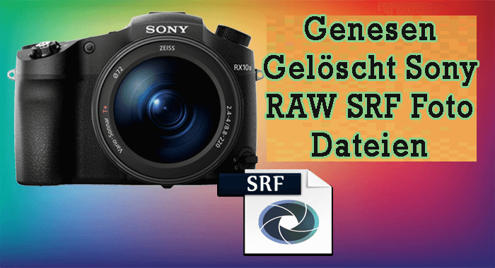 3 Sure-Shot Wege Zu Genesen Gelöscht Sony RAW SRF Foto Dateien