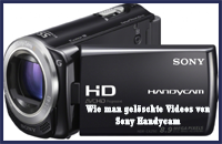 Wie man gelöschte Videos von Sony Handycam