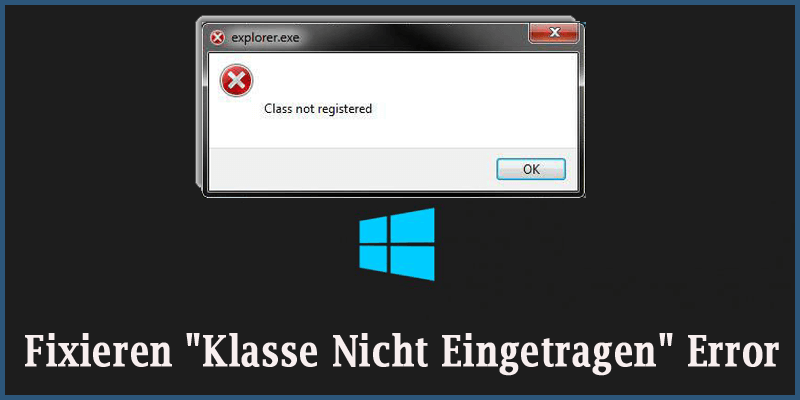 Fixieren Klasse Nicht Eingetragen Error