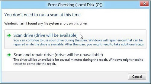 Fehler in Windows 8/10