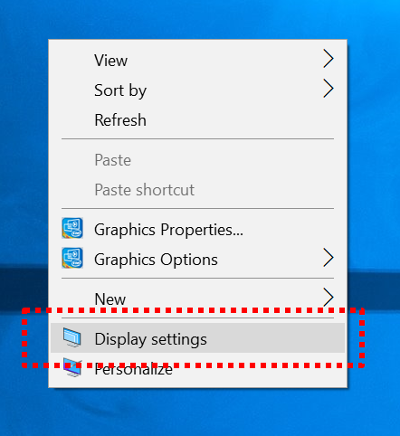 Anzeigeeinstellungen