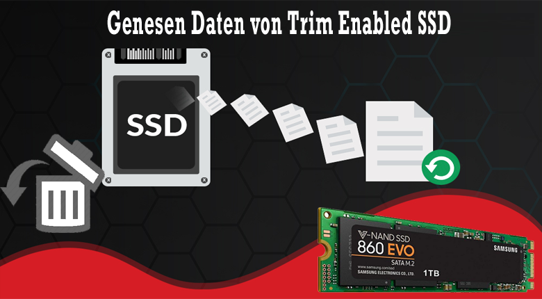 genesen Daten von trim enabled SSD