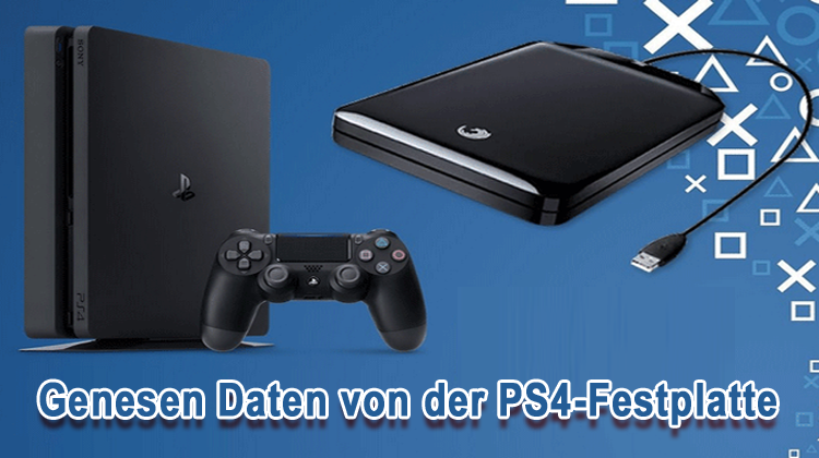 Genesen Daten von der PS4-Festplatte