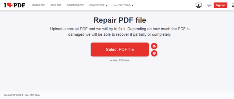 PDF Datei Wiederherstellung
