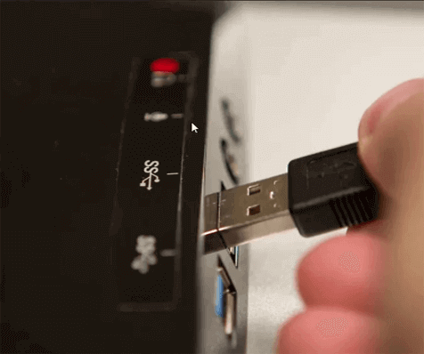 Überstromstatus des USB-Geräts erkannt