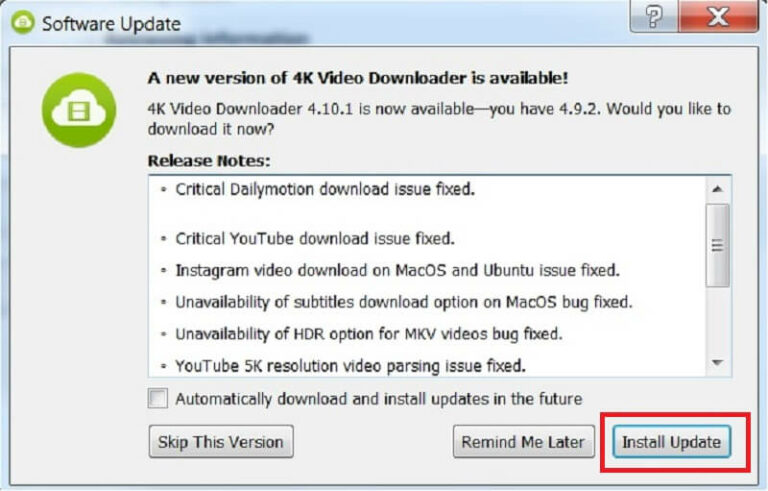 Fixieren 4K-Video Downloader stürzt immer wieder ab