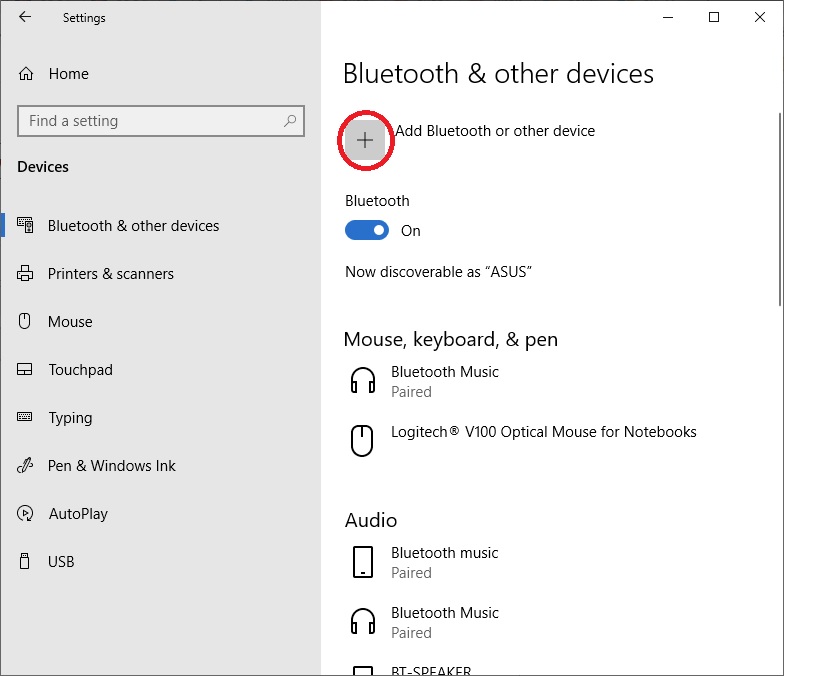 Bluetooth und andere Geräte