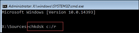Chkdsk c: /r