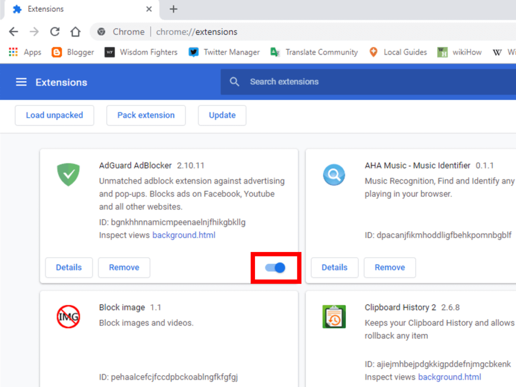 Beheben Sie den Fehler "Image Not Available"