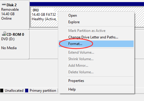 SD-Karte neu formatieren Auf Windows PC1