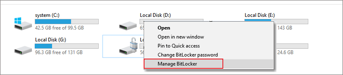 Deaktivieren Sie die BitLocker-Partition in Windows